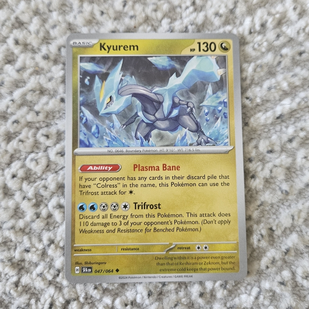 POKEMON TCG Card Kyurem Shrouded Fable 47/064